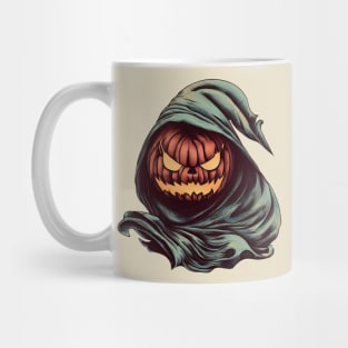 Hooded halloween pumpkin Mug